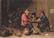 David Teniers the Younger Drei musizierende Bauern oil